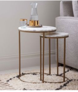 Round coffee nesting table