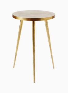 Round Aluminium Side Table