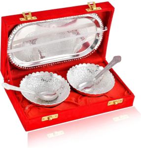 Silver Plated Bowl Set