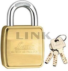 Link Hi-Tech Brass Square 60mm Pad Lock