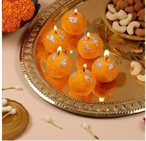 decorative laddu candle