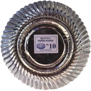 No.10 Disposable Silver Paper Plate