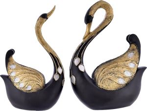 Swan Pair Home Decor Showpiece