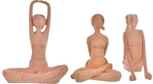 Yoga Lady Position Figurine Home Decor Showpiece