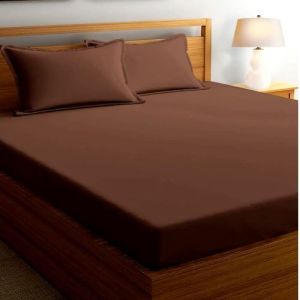 Cotton Plain Double Bedsheet