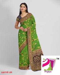 Crepe Jacquard Sarees