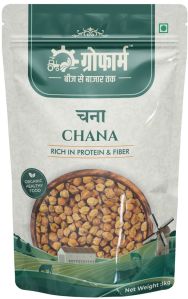 Growfarm Organic Whole Brown Chana 1 Kg