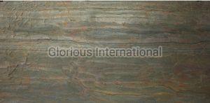 Burning Forest Fire Slate Stone Veneer Sheets