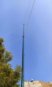 uis infra antenna mast 36ft tubular antenna mast