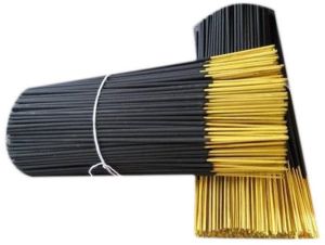 black raw incense sticks