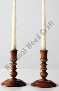 Designer Wooden Candle Stand