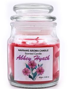 Abhey Hyath Scented Glass Jar Candle