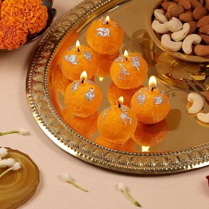 decorative laddu candle