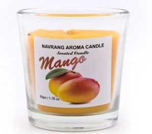 Mango Scented Votive Glass Candle