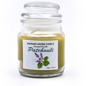 Patchouli Scented Glass Jar Candle