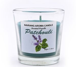 Patchouli Votive Glass Candle