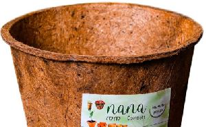 nana 8 inch coir pot(pack of 3)