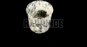 1037 Black and White Dust Mug Without Handle