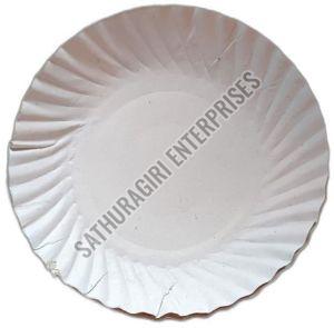 6 Inch White Paper Plate