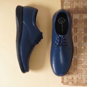 Mens Blue Formal Shoes