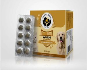 Worm No More Ayurvedic Deworming Tablets for Dogs & Cats