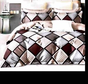 3D Heavy Soft Flat Double Bed Sheet