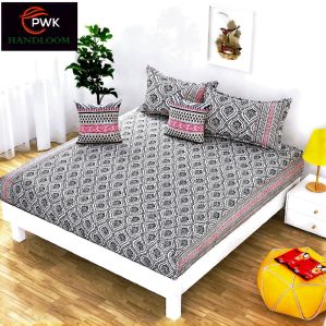 Pure Cotton Fancy Double Bed Sheet