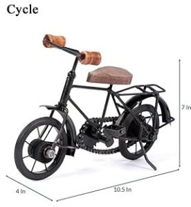 Iron & Wooden Home Decorative Cycle