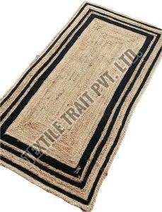 Hand Knotted Rectangular Jute Carpet