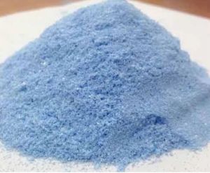 blue detergent powder