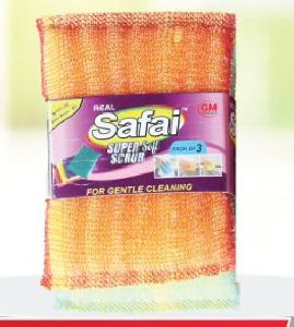 XTRAA SAFAI NON SCRATCH CLEANER FOAM PAD (REGLULAR)(20MM TEG PACK OF 3)