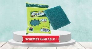 XTRAA SAFAI SCRUB PAD 3x3 10MM PAD (POUCH PACK)