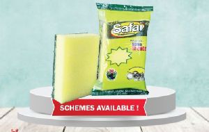 XTRAA SAFAI SCRUB PAD WITH SPONGE 3x4 28MM