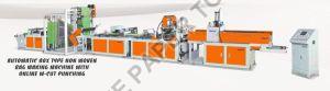 Non Woven Bag Making Machine with Online W Cut Punching