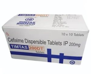 200mg Cefixime Dispersible Tablets