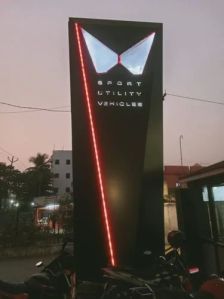 Acrylic LED Totem Sign Board