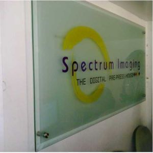 Glass Sign Board