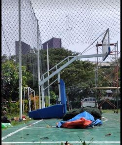 Basketball Pole Movable