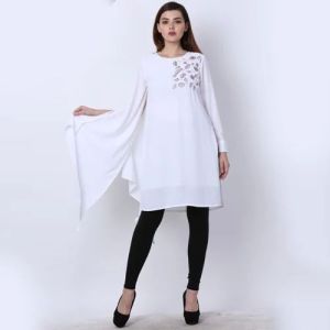 Ladies Bubble Crepe Designer Kurti