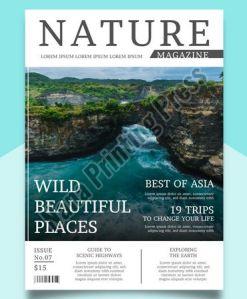 Glossy Paper Magazine