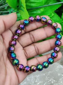 Aura Titanium Gemstone Bracelets