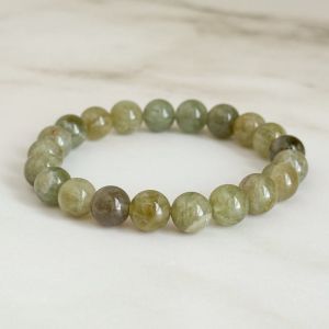 Green Garnet Gemstone Bracelet