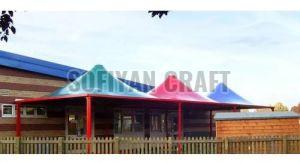Colored Tensile Structure