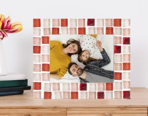 mosaic photo frame