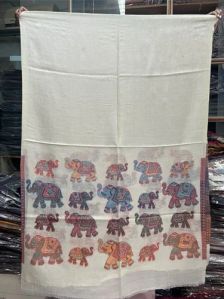 Elephant Print Ladies Woolen Stole