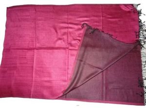 Ladies Dark Pink Silk Stole