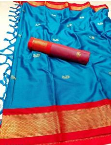 Party Wear Cotton Silk Saree