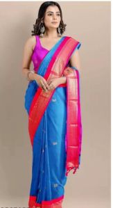 Party Wear Cotton Silk Saree