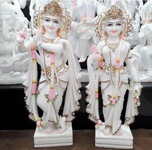 Marble Radha Krishna Moorti