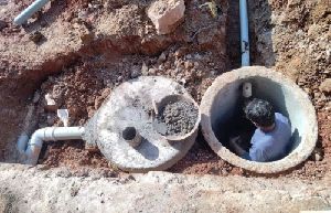 concrete septic tank